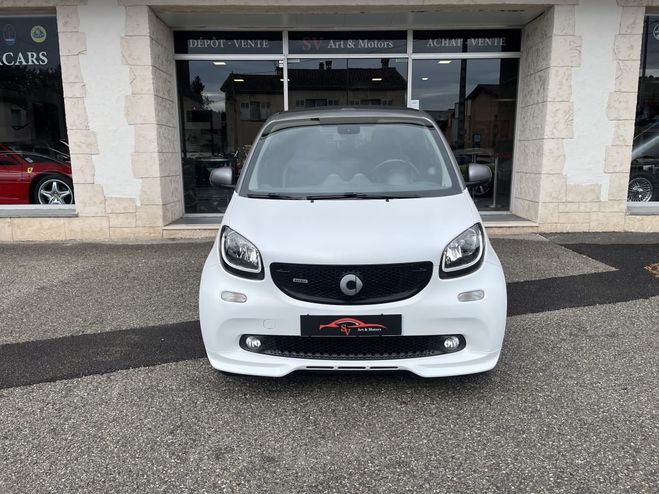 Smart Fortwo Cabriolet 109ch Brabus twinamic Blanc Mat de 2016