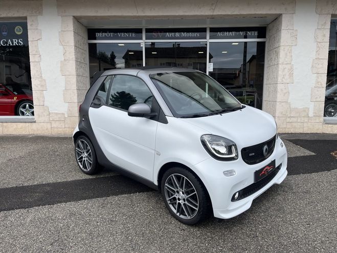 Smart Fortwo Cabriolet 109ch Brabus twinamic Blanc Mat de 2016
