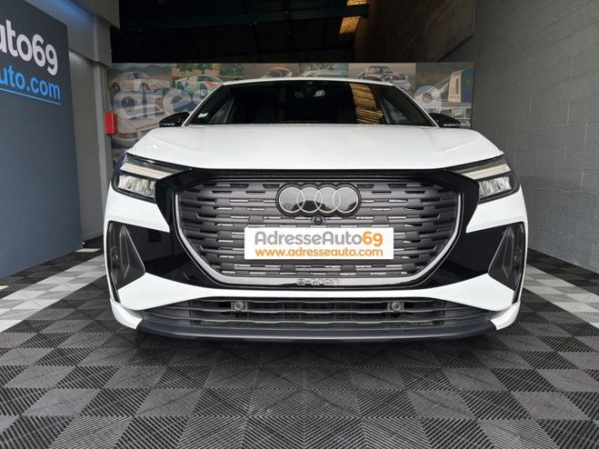 Audi Q4 E-Tron SPORTBACK 50 quattro S line PACK BLACK Blanc de 2021