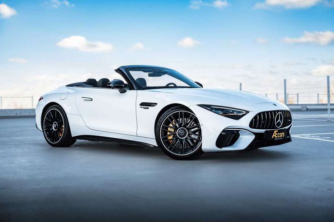 Mercedes Classe SL 63 AMG ROADSTER 4-MATIC - BURMESTER 1 OW Blanc M�tallis� de 