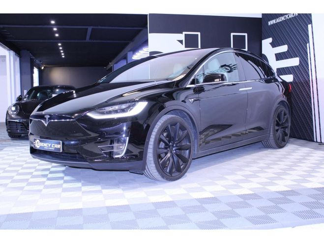 Tesla Model X Long Range . 7 places FSD 3 NOIR de 2020