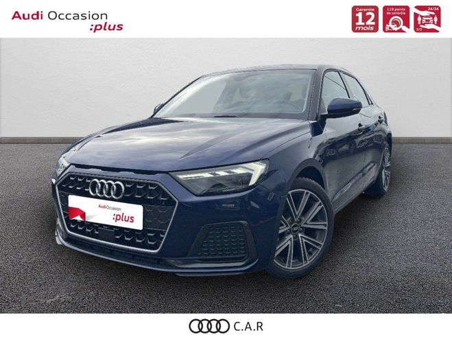 Audi A1 Sportback 25 TFSI 95 ch S tronic 7 Advan Bleu de 2022