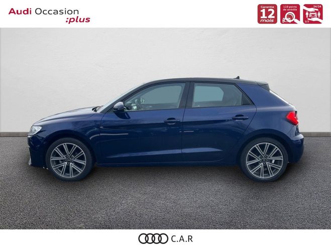 Audi A1 Sportback 25 TFSI 95 ch S tronic 7 Advan Bleu de 2022