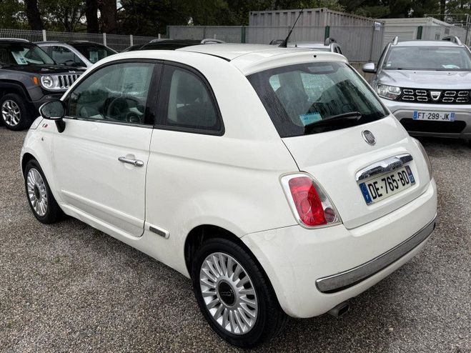 Fiat 500 1.2 8V 69CH LOUNGE Blanc de 2008