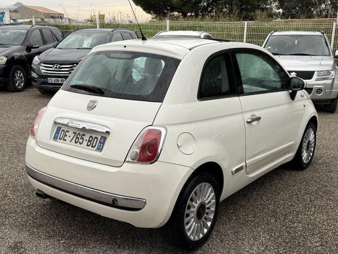 Fiat 500 1.2 8V 69CH LOUNGE Blanc de 2008