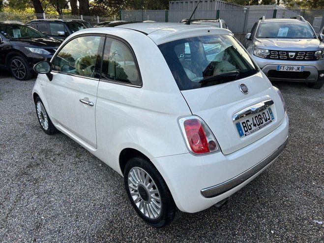 Fiat 500 0.9 8V TWINAIR 85CH S&S LOUNGE Blanc de 2011