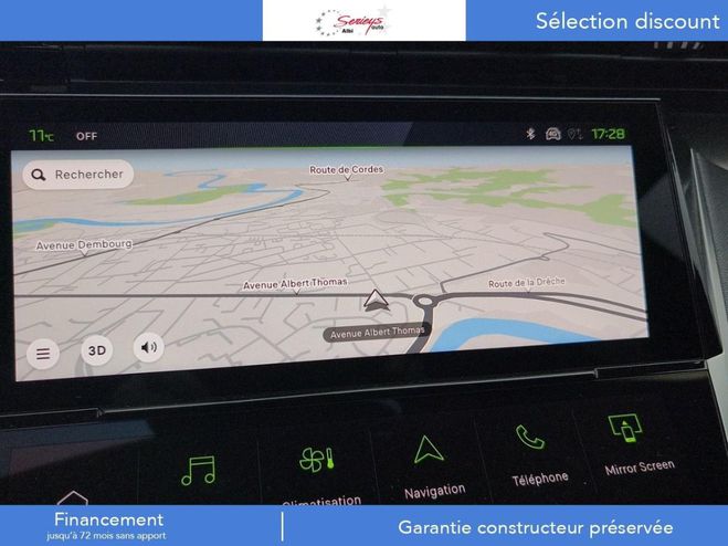 Peugeot 308 GT BlueHDI 130 EAT8 TOIT PANO+PK VISION  GRIS SELLENIUM METAL de 2024