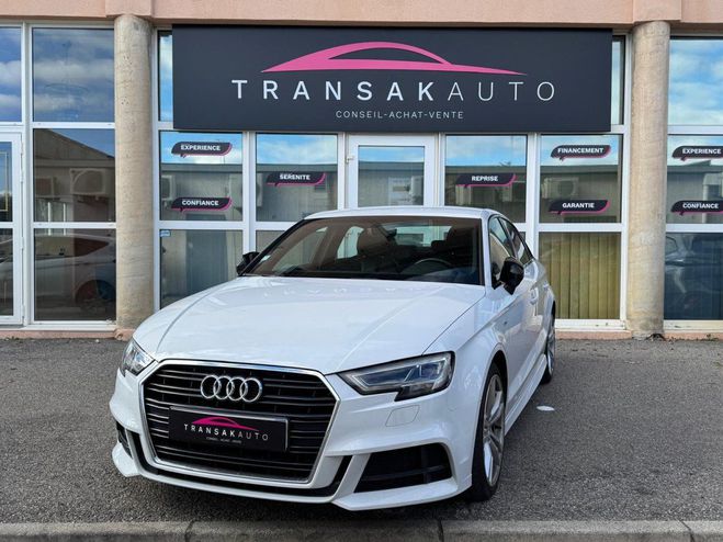 Audi A3 BERLINE 2.0 TDI 150 S tronic 6 S Line /  Blanc de 2017