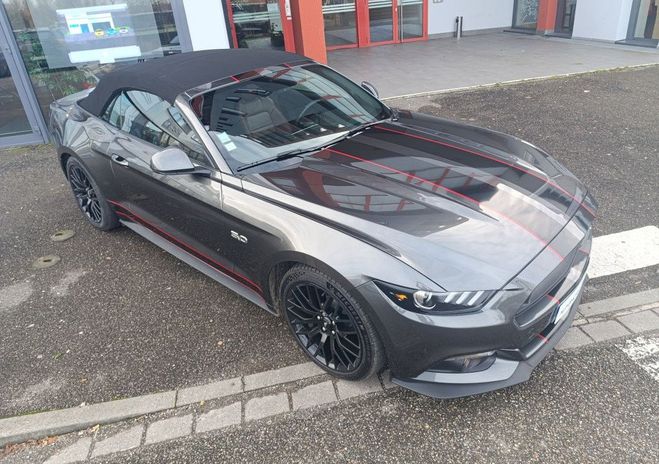 Ford Mustang Fastback VI CABRIOLET 5.0 V8 421 cv GT B Gris de 2016