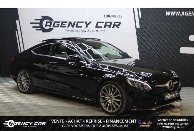 Cliquer pour voir la photo suivante Mercedes Classe C Coupe Sport 220 d - BVA 9G-Tronic - Fasc NOIR de 2017