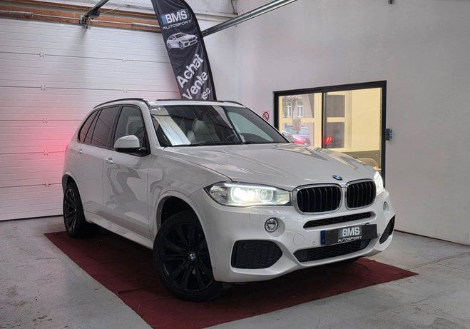 Cliquer pour voir la photo suivante BMW X5 xDrive30d Pack M (Toit ouvrant, Jantes 2 Blanc de 2014