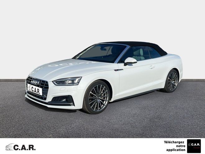 Audi A5 CABRIOLET 2.0 TFSI 252 Quattro S tronic  Blanc de 2017