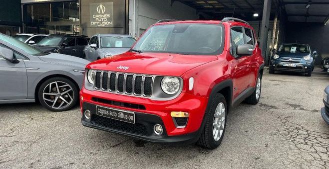 Jeep Renegade 1.3 GSE T4 150CH LIMITED BVR6 Rouge de 2022