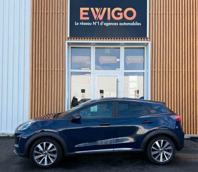 Ford Puma 1.0 ecoboost 125cv hybrid mhev titanium- Bleu de 2021
