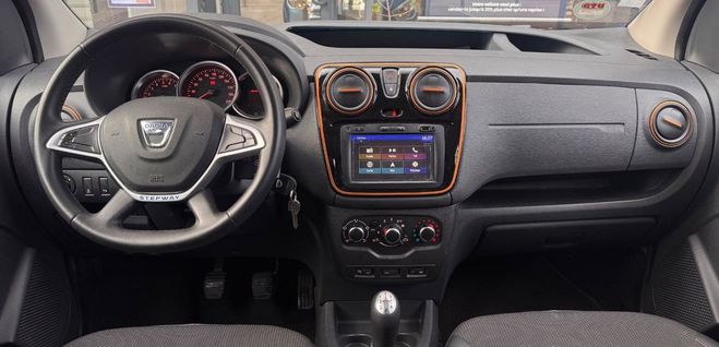 Dacia Dokker combi stepway 1.5 dci 90ch 1er main entr Bleu de 2017
