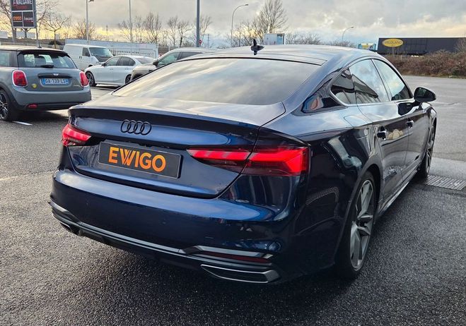 Audi A5 Sportback 2.0 35 tdi 165 hybrid mhev bus Bleu de 2023