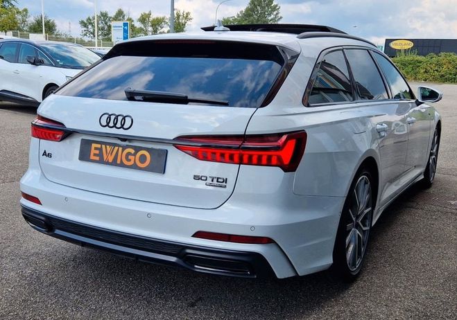 Audi A6 avant 3.0 50 tdi 285 mhev hybrid avus ex Blanc de 2018