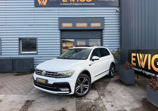 Volkswagen Tiguan 1.4 tsi 150ch r-line 1ere main toit ouvr Blanc de 2017