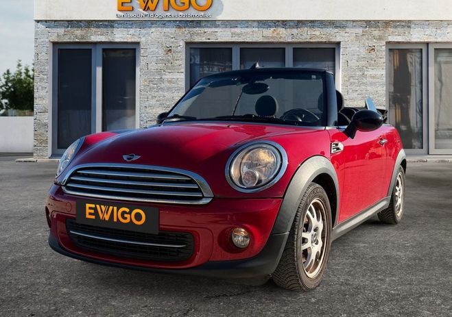 Cliquer pour voir la photo suivante Mini One cabrio 1.6 120 cooper 2eme mains-start-s Rouge de 2012