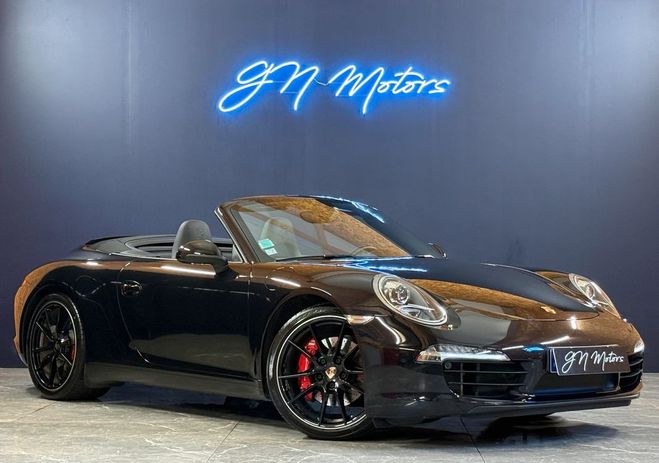Cliquer pour voir la photo suivante Porsche 911 (991) cabriolet 3.8 400 carrera s suivi Noir de 2013