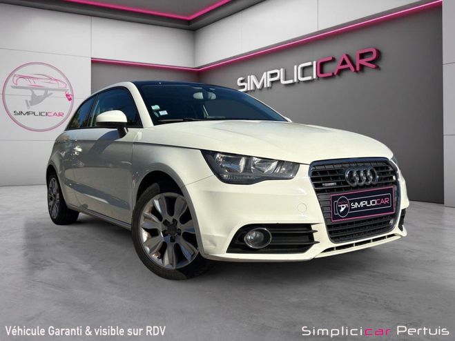 Cliquer pour voir la photo suivante Audi A1 1.4 TFSI 122 Attraction toit ouvrant pan Blanc de 2011