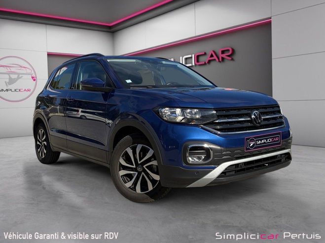 Volkswagen T Cross 1.0 TSI 110 DSG7 Active garantie 12 mois Bleu de 2021
