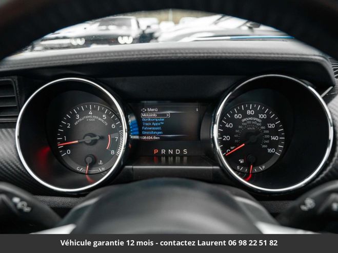 Ford Mustang Shelby pack gpl tout compris hors homolo Blanc de 2017