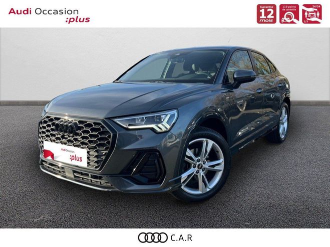 Audi Q3 Sportback 35 TFSI 150 ch S tronic 7 S li Gris Daytona de 2022