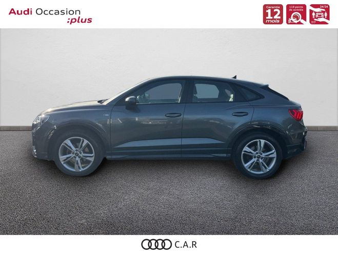 Audi Q3 Sportback 35 TFSI 150 ch S tronic 7 S li Gris Daytona de 2022