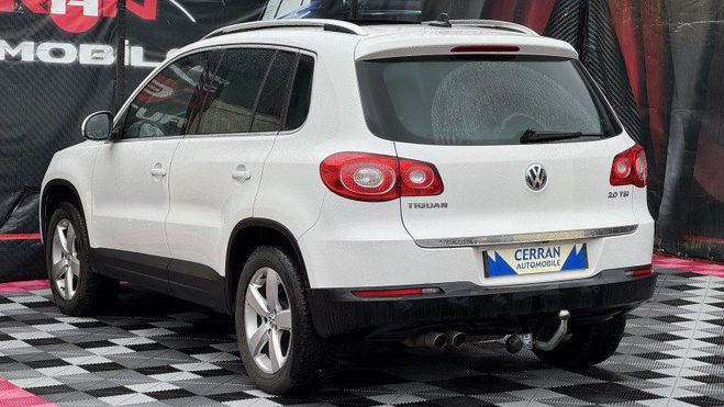 Volkswagen Tiguan 2.0 TSI 200CH CARAT 4MOTION TIPTRONIC Blanc de 2010