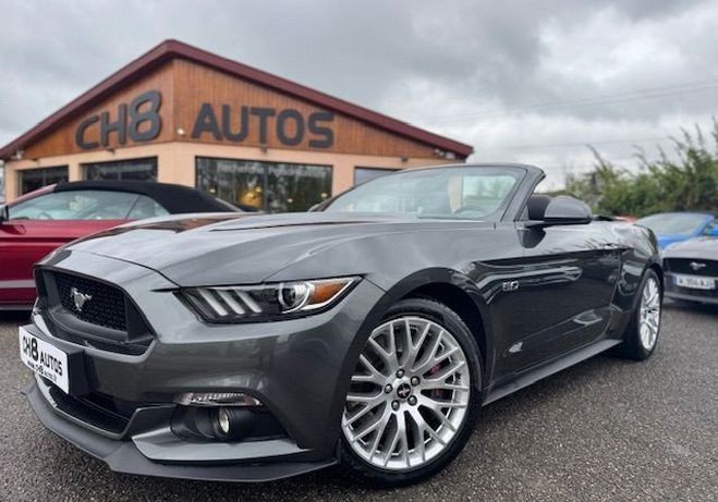 Ford Mustang V8 5.0 GT CABRIOLET 45000KMS Gris de 2016