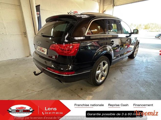 Audi Q7 3.0 TDI 205 S-LINE QUATTRO // 7 PLACES / Noir de 2010