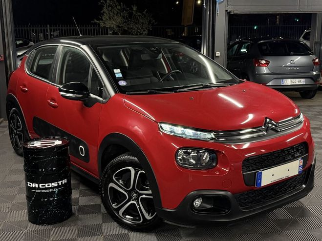 Citroen C3 III PHASE 2 FEEL 1.2 82 Cv ECRAN GPS APP Rouge de 2019