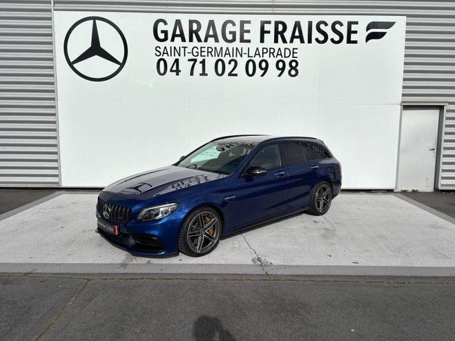 Cliquer pour voir la photo suivante Mercedes Classe C Break 63 AMG S 510ch 4Matic Speedshift M Bleu Brillant de 2019
