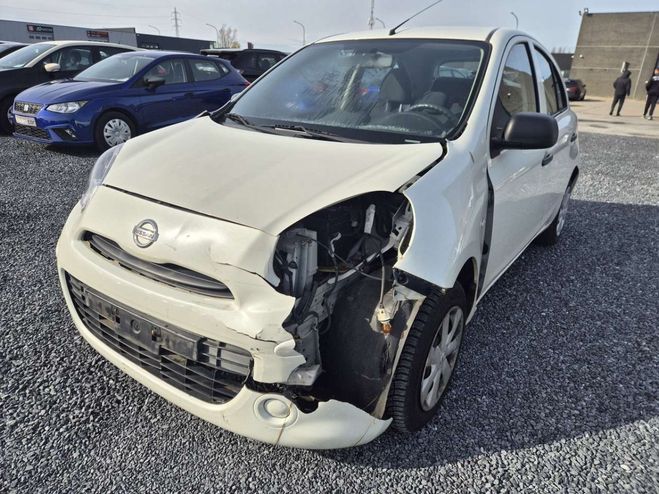 Nissan Micra 1.2i ELLE--BLUETOOTH--DEGATS CARROSSERIE Blanc M�tallis� de 