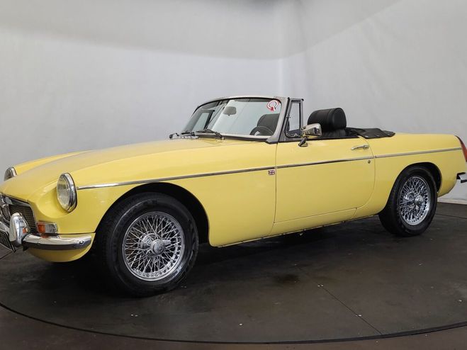 MG MGB B cabriolet Jaune de 1972