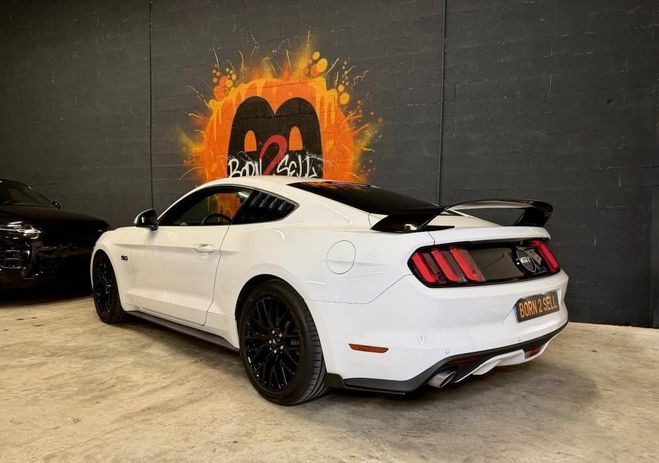 Ford Mustang FASTBACK V8 GT 5.0 Premium Immat FR Flex Blanc de 2016