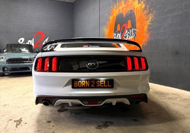 Ford Mustang FASTBACK V8 GT 5.0 Premium Immat FR Flex Blanc de 2016
