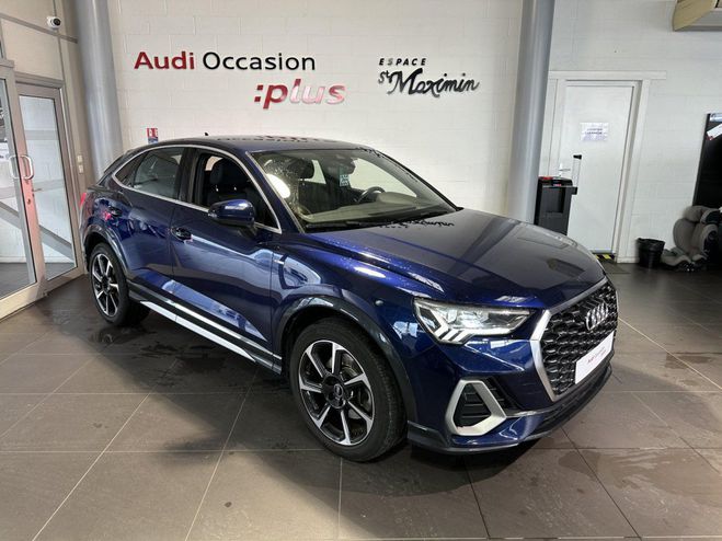Audi Q3 45 TFSIe 245 ch S tronic 6 S line Bleu de 2022