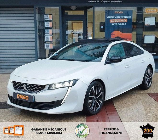 Peugeot 508 1.6 225ch hybrid phev gt pack eat8 1er m Blanc de 2020