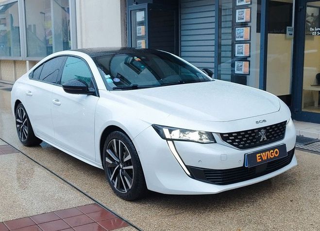 Peugeot 508 1.6 225ch hybrid phev gt pack eat8 1er m Blanc de 2020