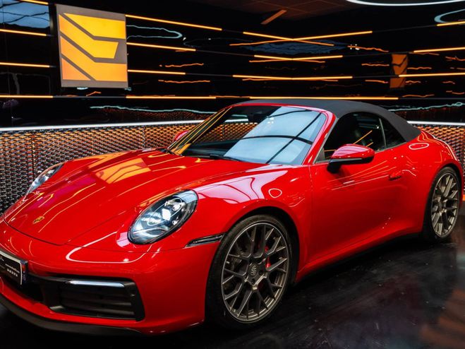 Porsche 911 992 CARRERA S CABRIOLET 3.0L 450CH ROUGE CARMIN de 2019