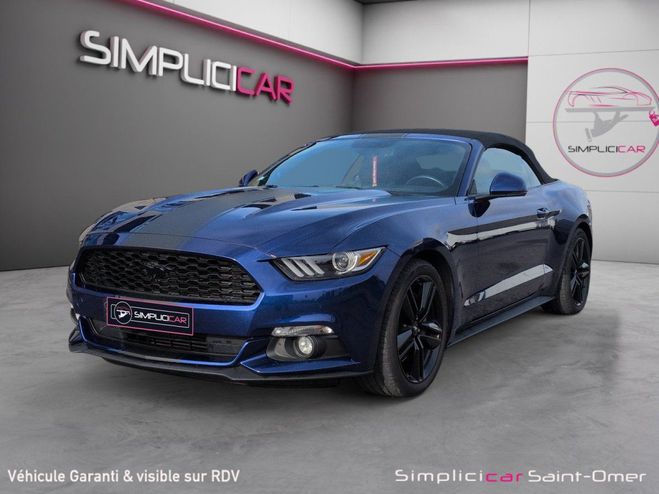 Ford Mustang CONVERTIBLE 2.3 EcoBoost 317 garantie 12 Bleu de 2016