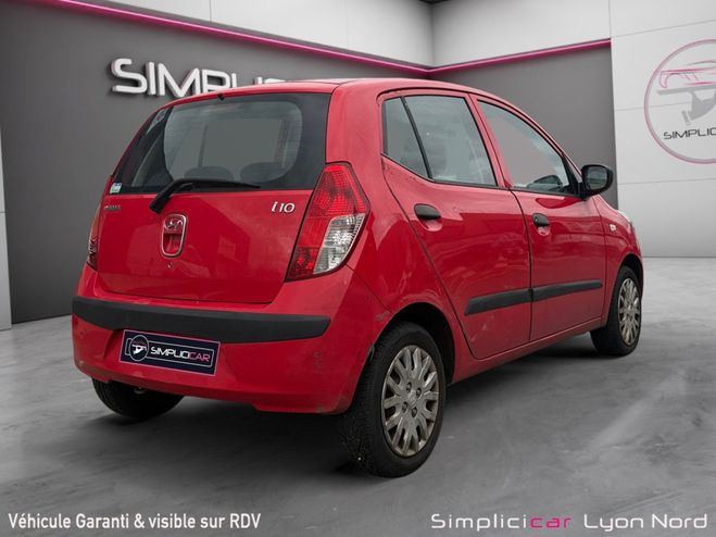 Hyundai I10 1.1 Moteur � chaine/Faible killom�trage/ Rouge de 2010