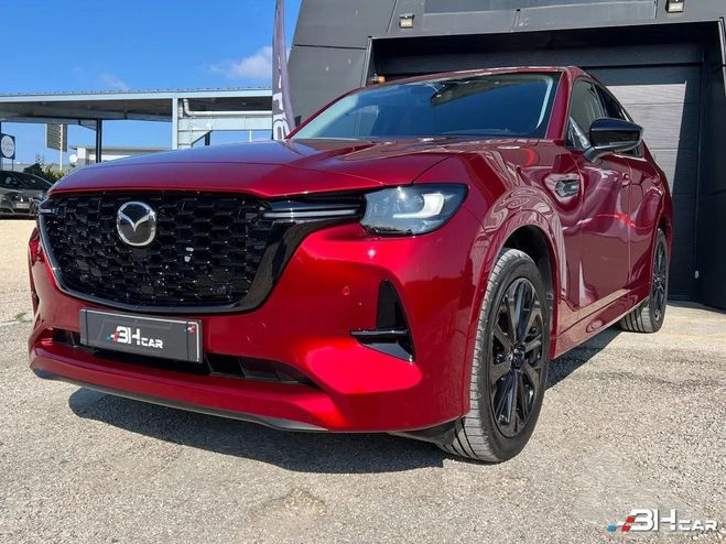 Mazda CX-60 2.5 HYBRID 327 HOMURA - Cuir chauffant A Rouge de 2023