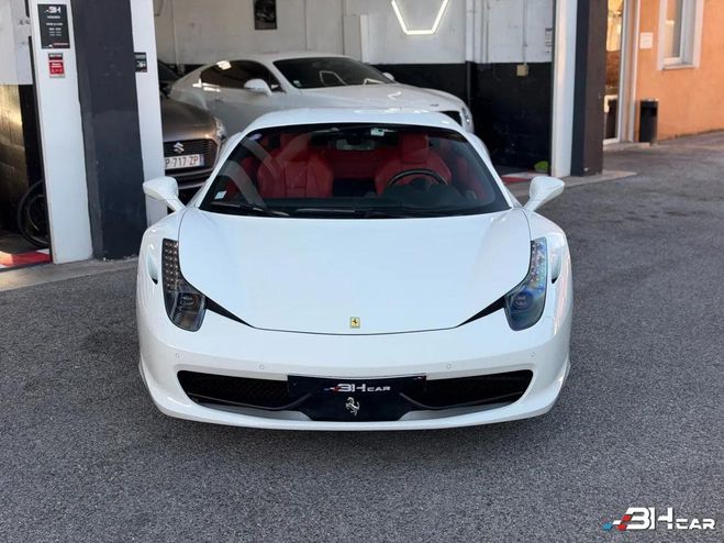 Ferrari 458 Italia 4.5L V8 Coup� 570cv / LIFT / SUIV Blanc de 2015
