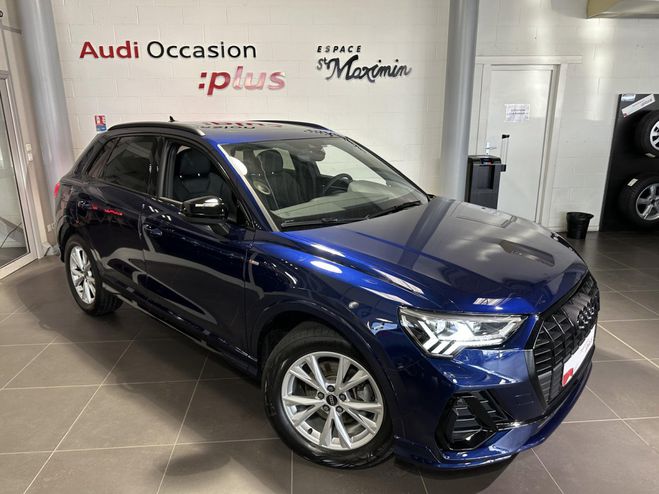 Audi Q3 35 TDI 150 ch S tronic 7 S line plus Bleu de 2024