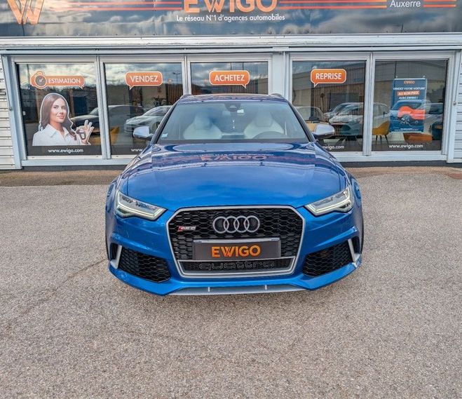 Audi RS6 4.0 tfsi 560ch dynamic 4x4 bva entretien Bleu de 2015
