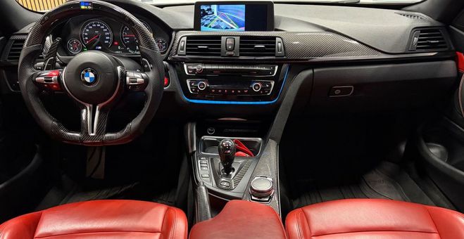 BMW M4 coupe 3.0 431cv dkg bva pack carbone car Blanc de 2015