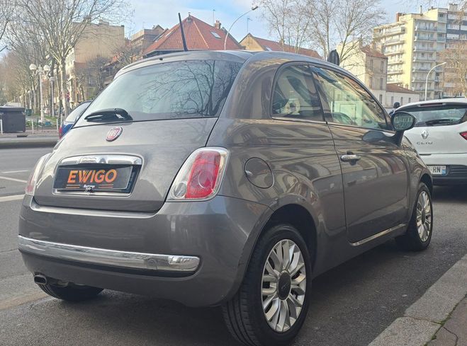 Fiat 500 1.2 70 lounge toit pano distri ok 12-202 Gris de 2015